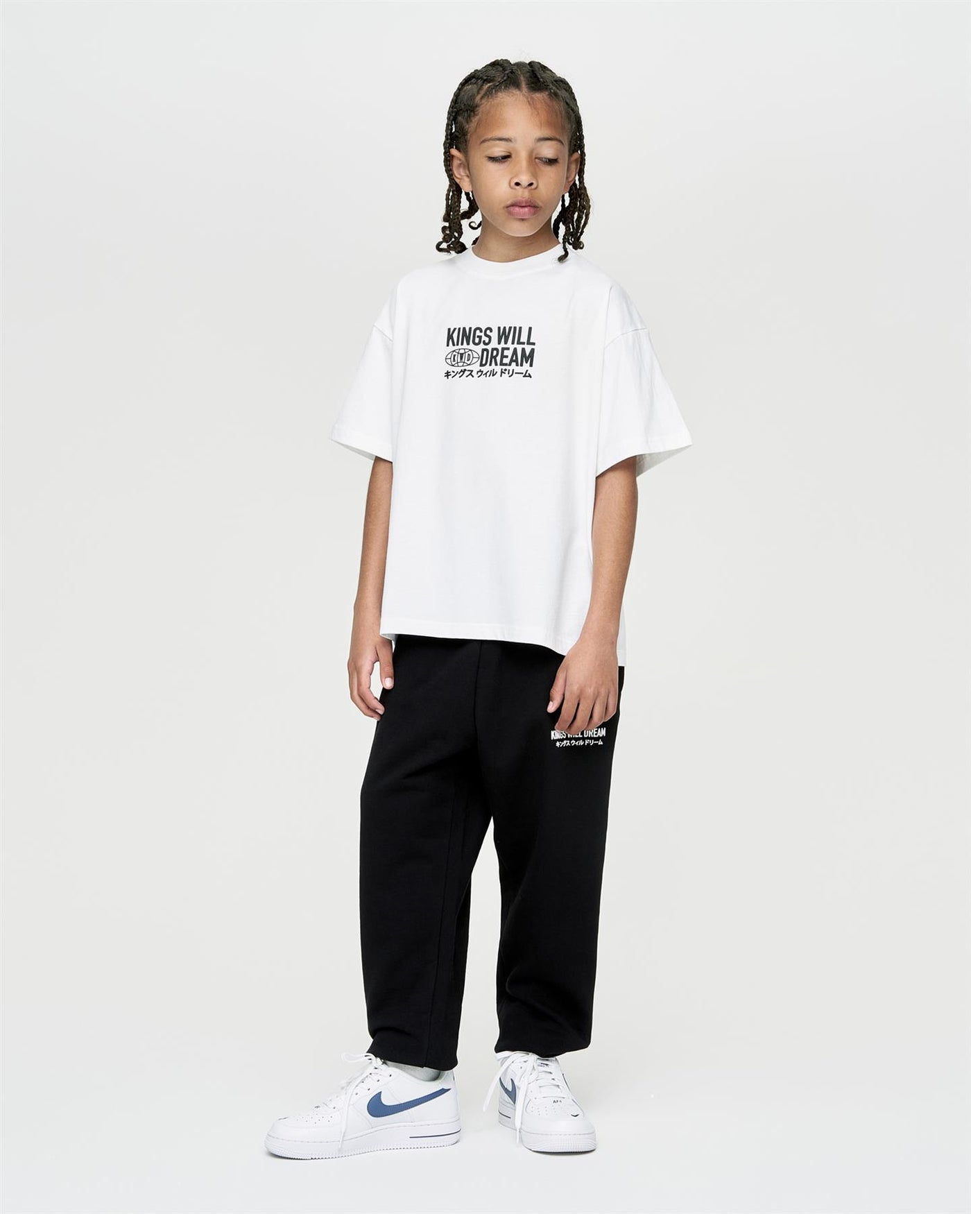Kids Boys Studio Title T-Shirt Optic White