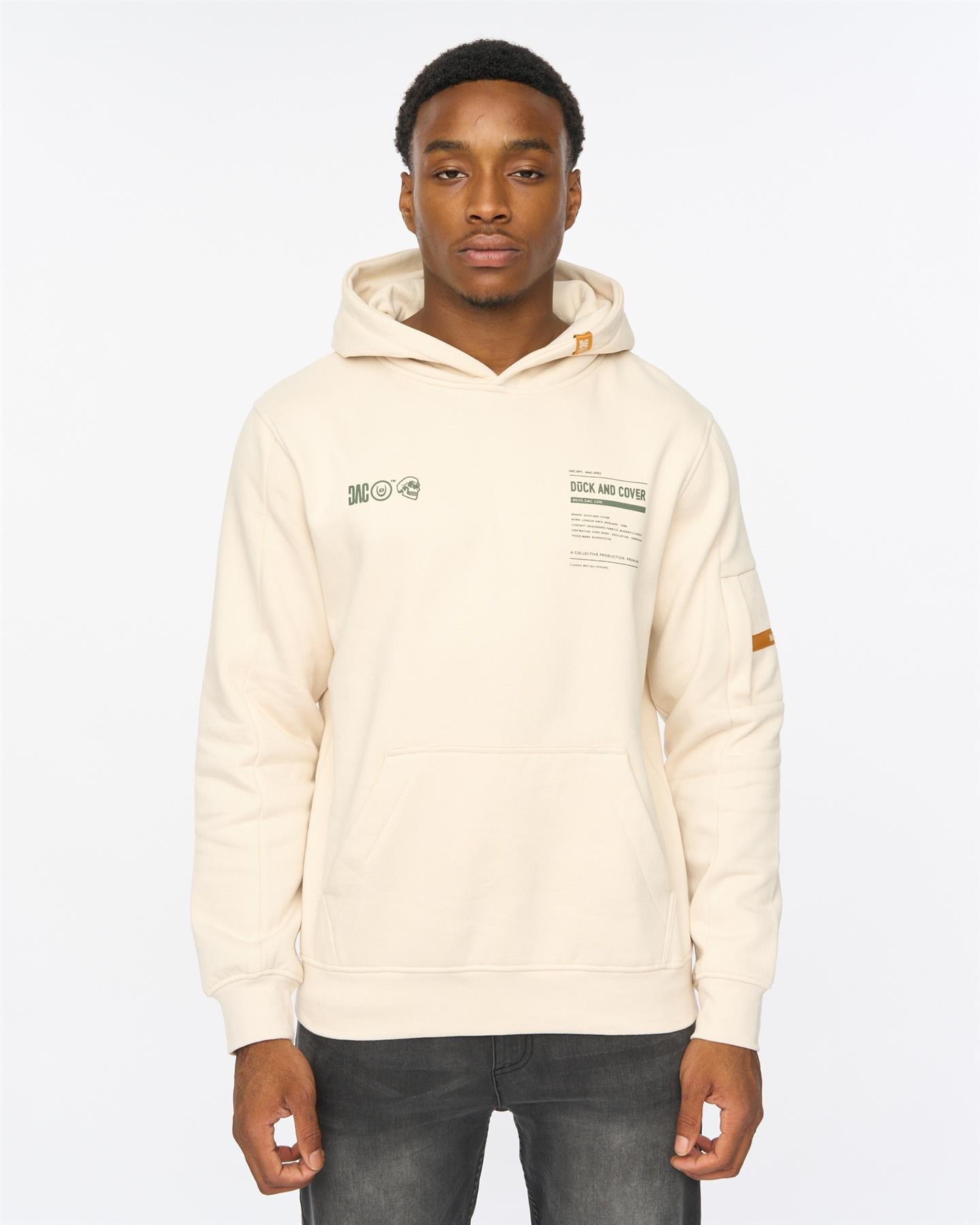 Mens Skullmatic Hoodie Off White