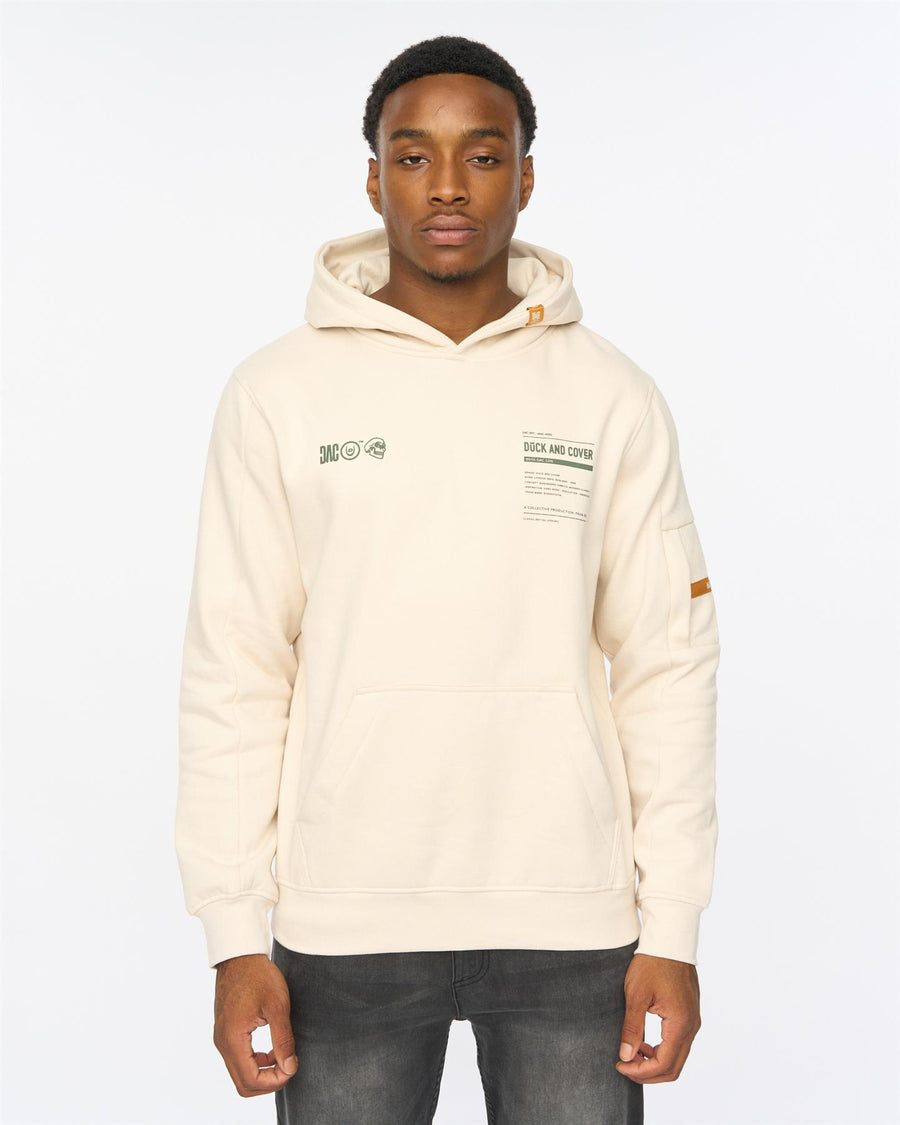 Mens Skullmatic Hoodie Off White