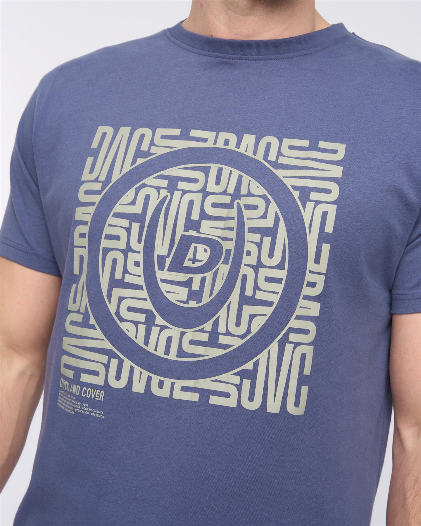 Mens Pixalate T-Shirt Navy