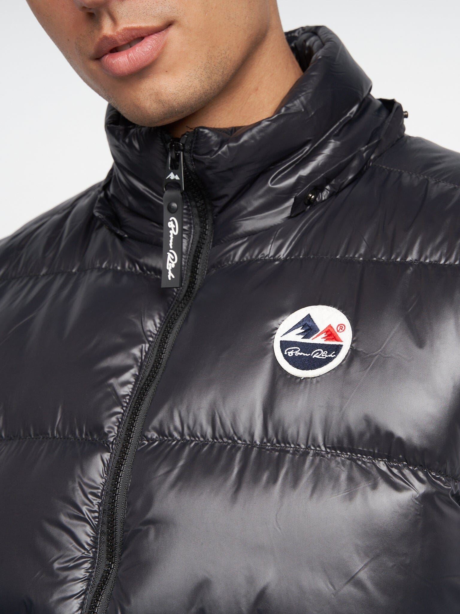 Henrico Detachable Hood Gilet Black