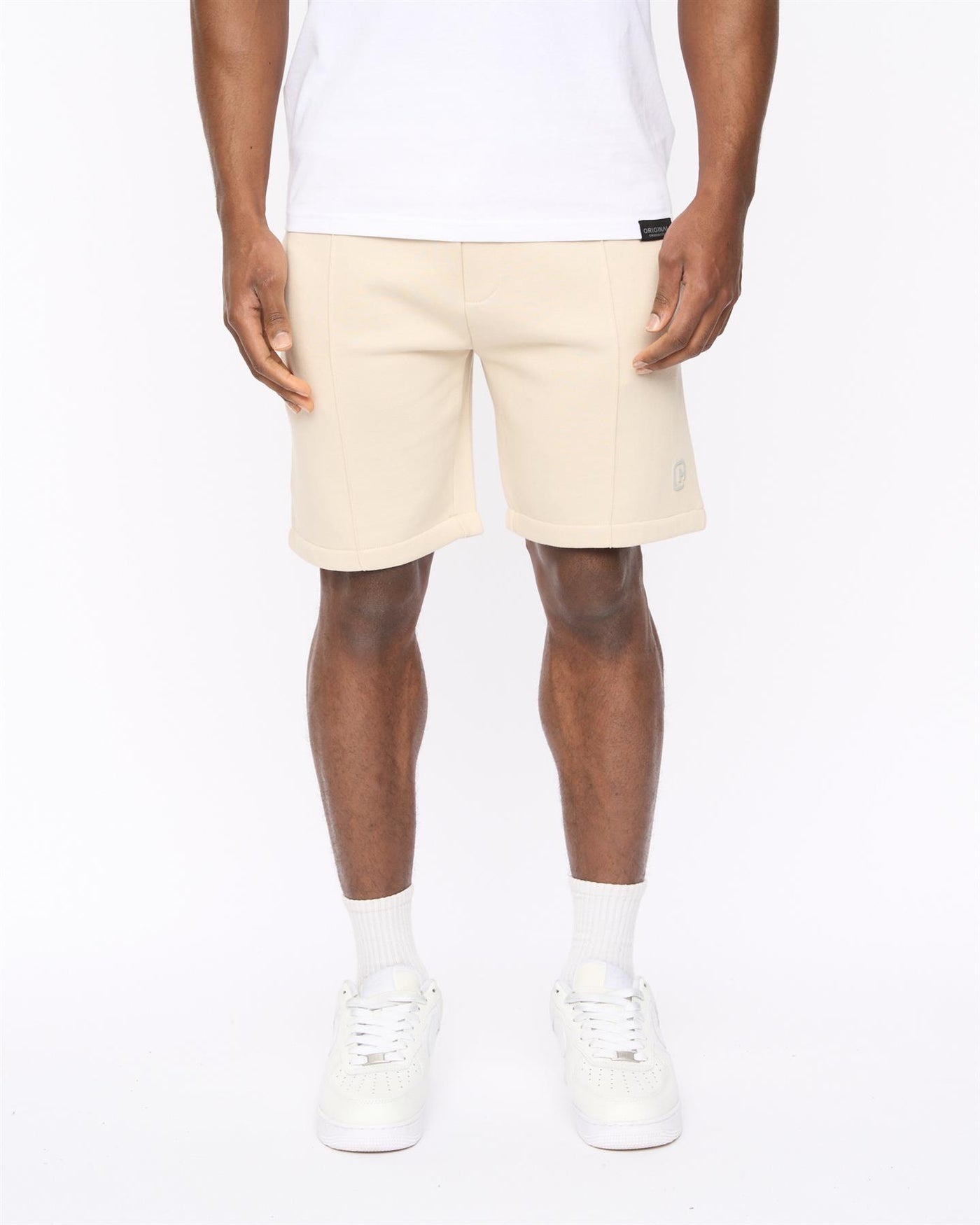 Mens Bardon Jog Shorts Light Stone