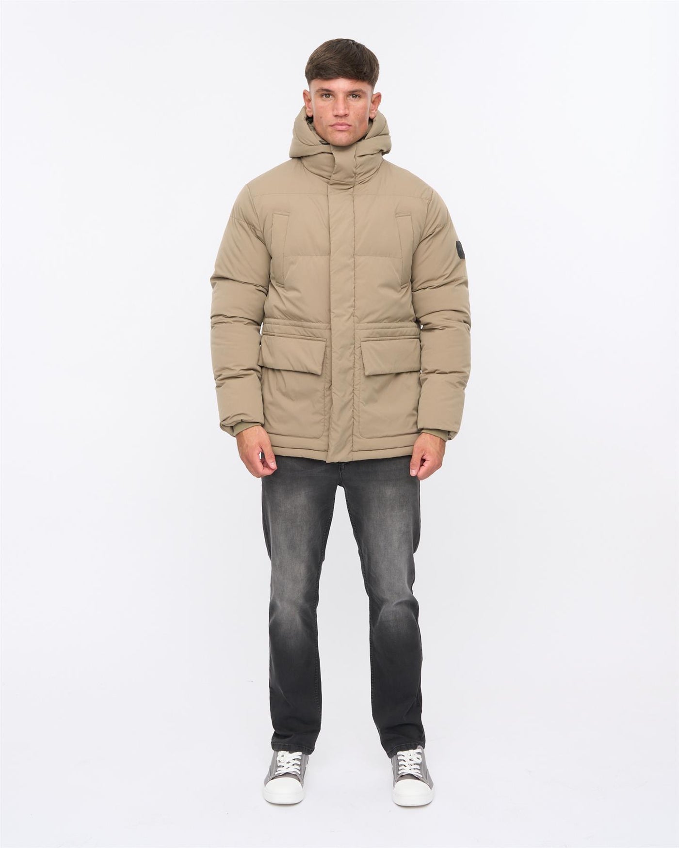 Mens Fletchley Puffer Jacket Beige