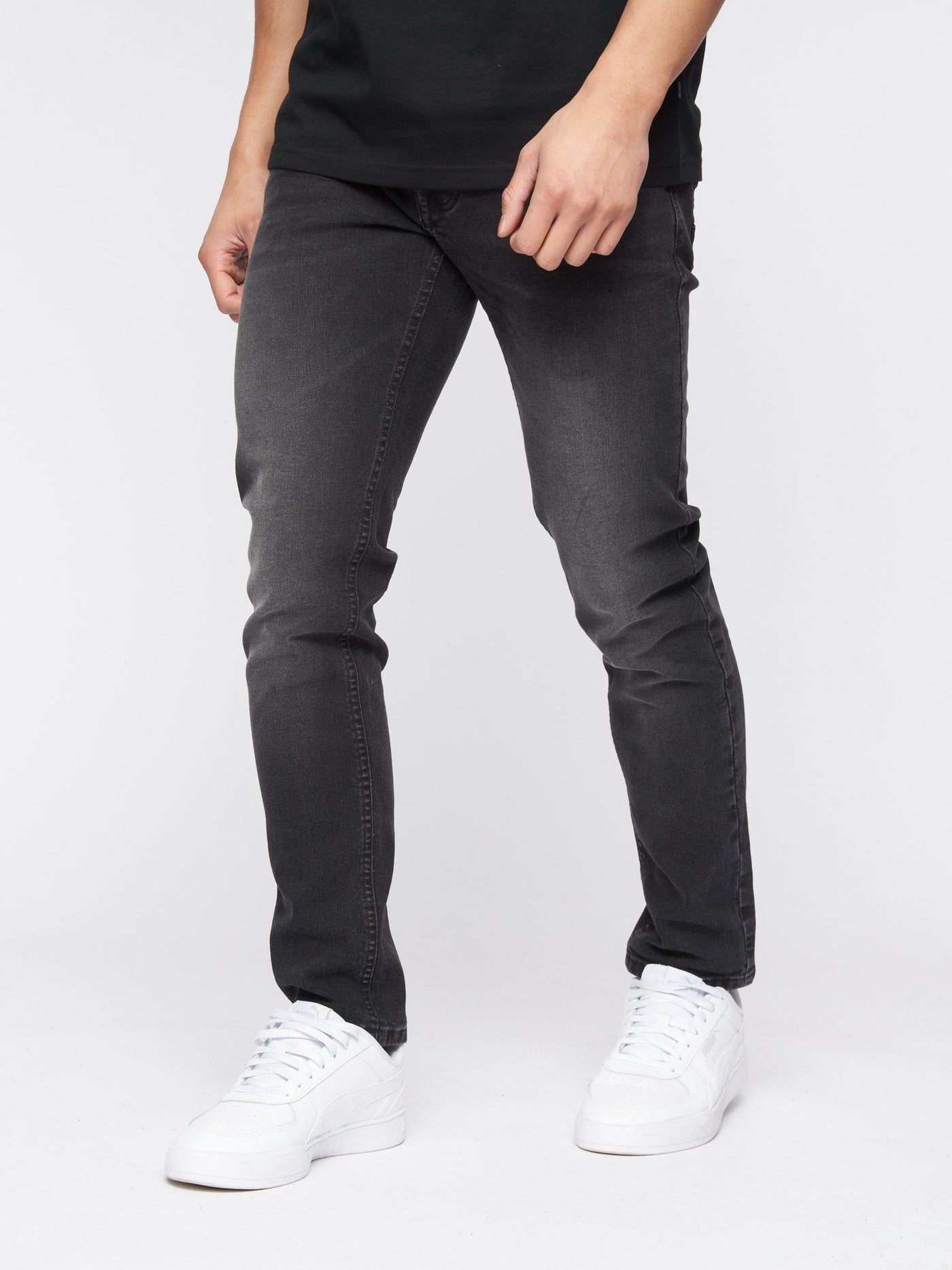 Buraca Slim Fit Denim Jeans Black Wash