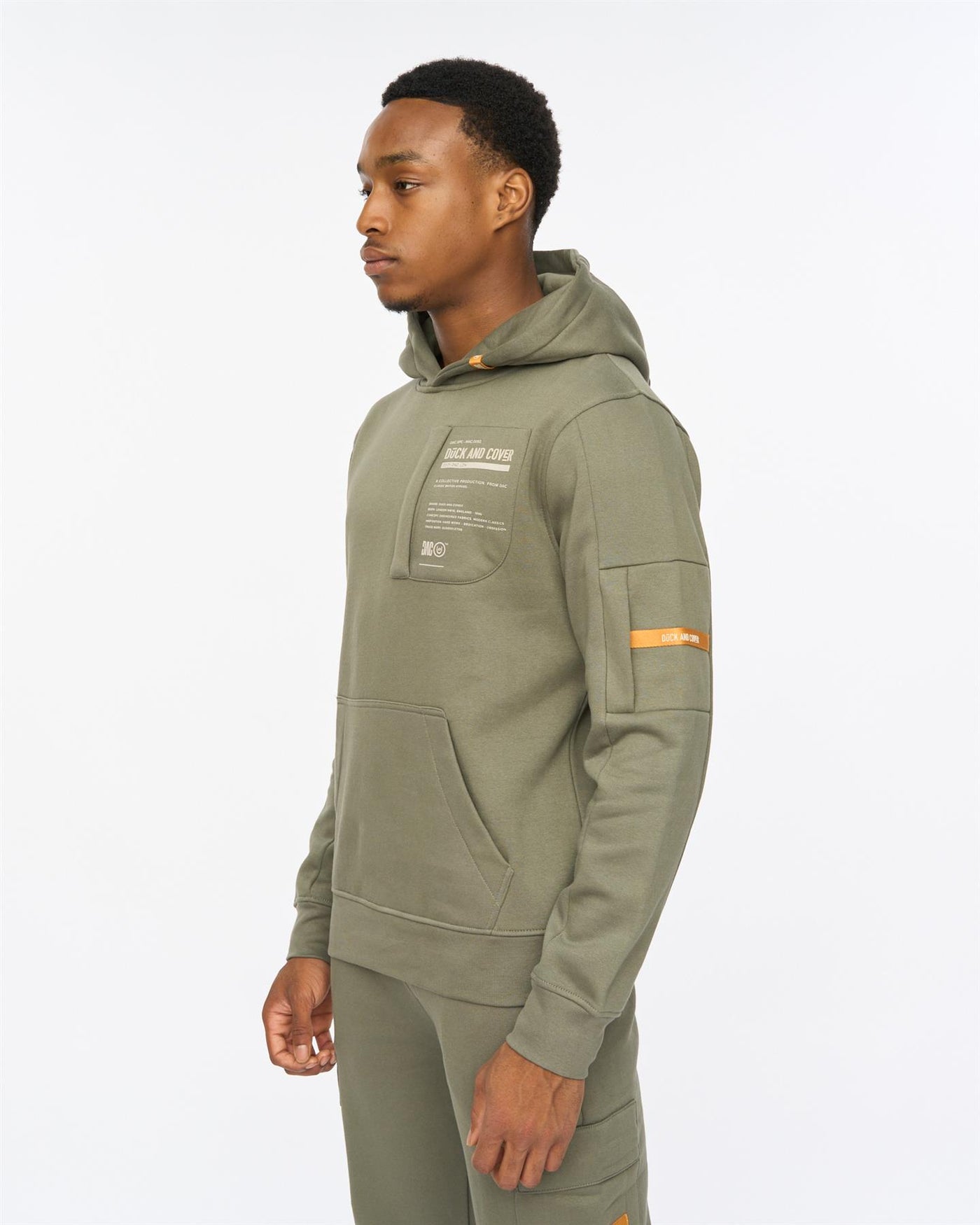 Mens Adamsberg Hoodie Dark Olive