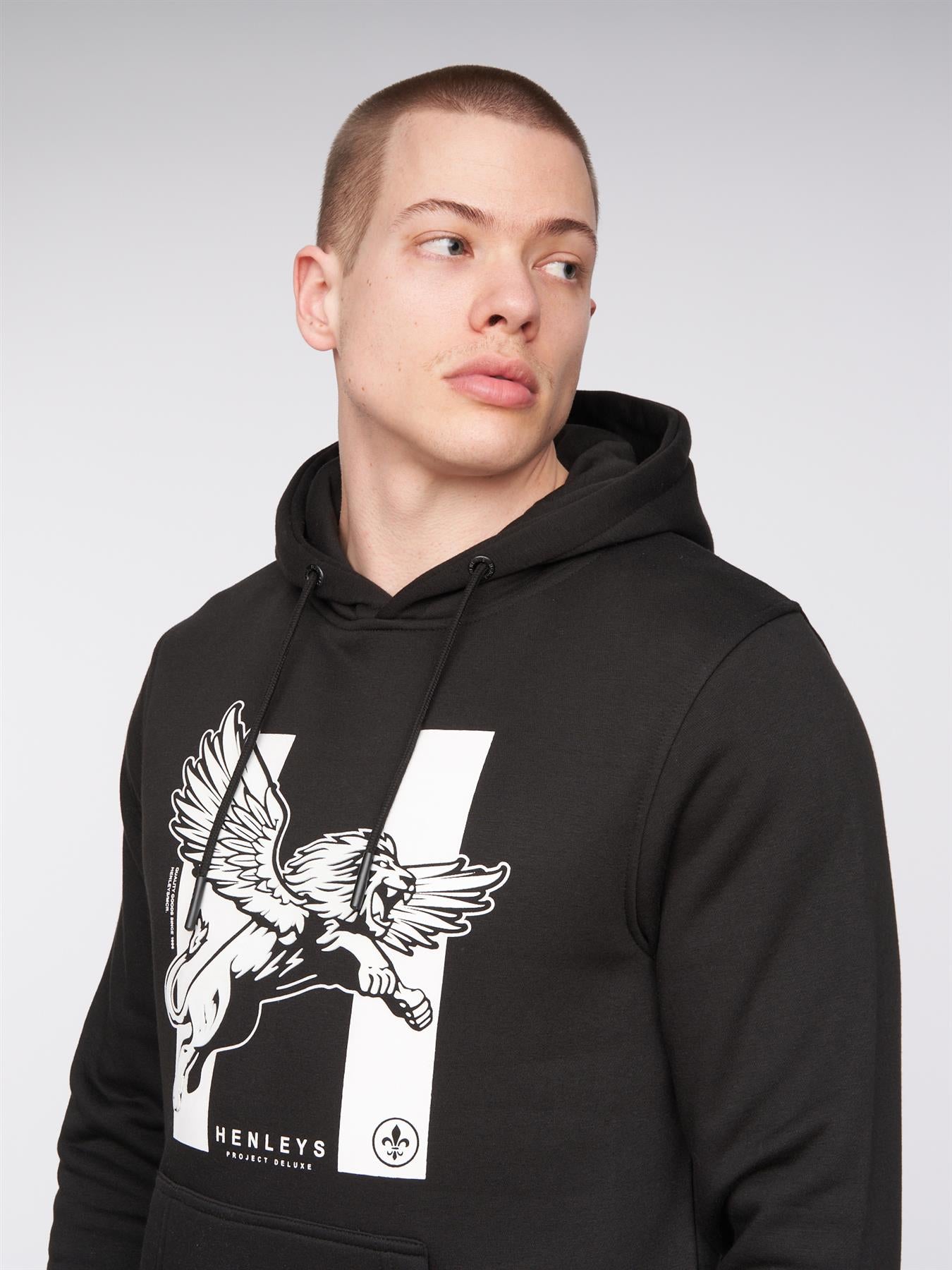 Mens Curveball Hoodie Black