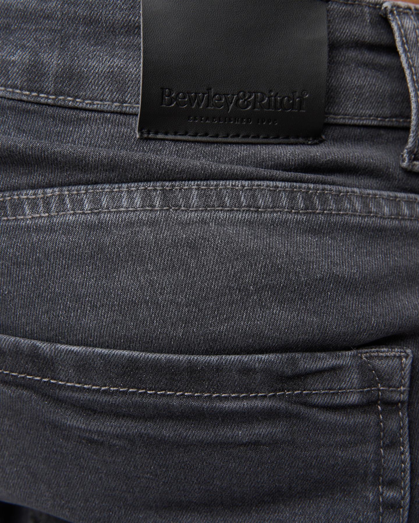 Mens Abingdon Slim Fit Jeans Grey