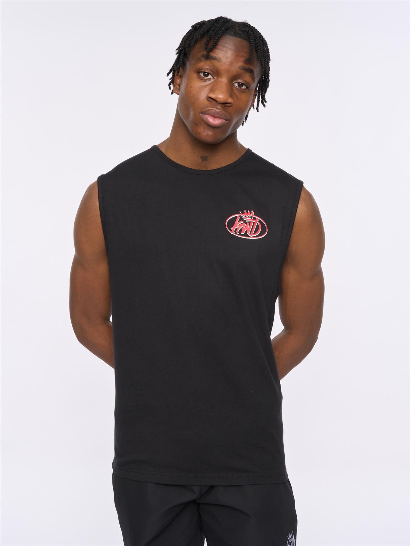 Mens Soap Tank Top Black