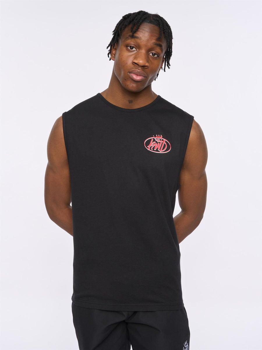 Mens Soap Tank Top Black