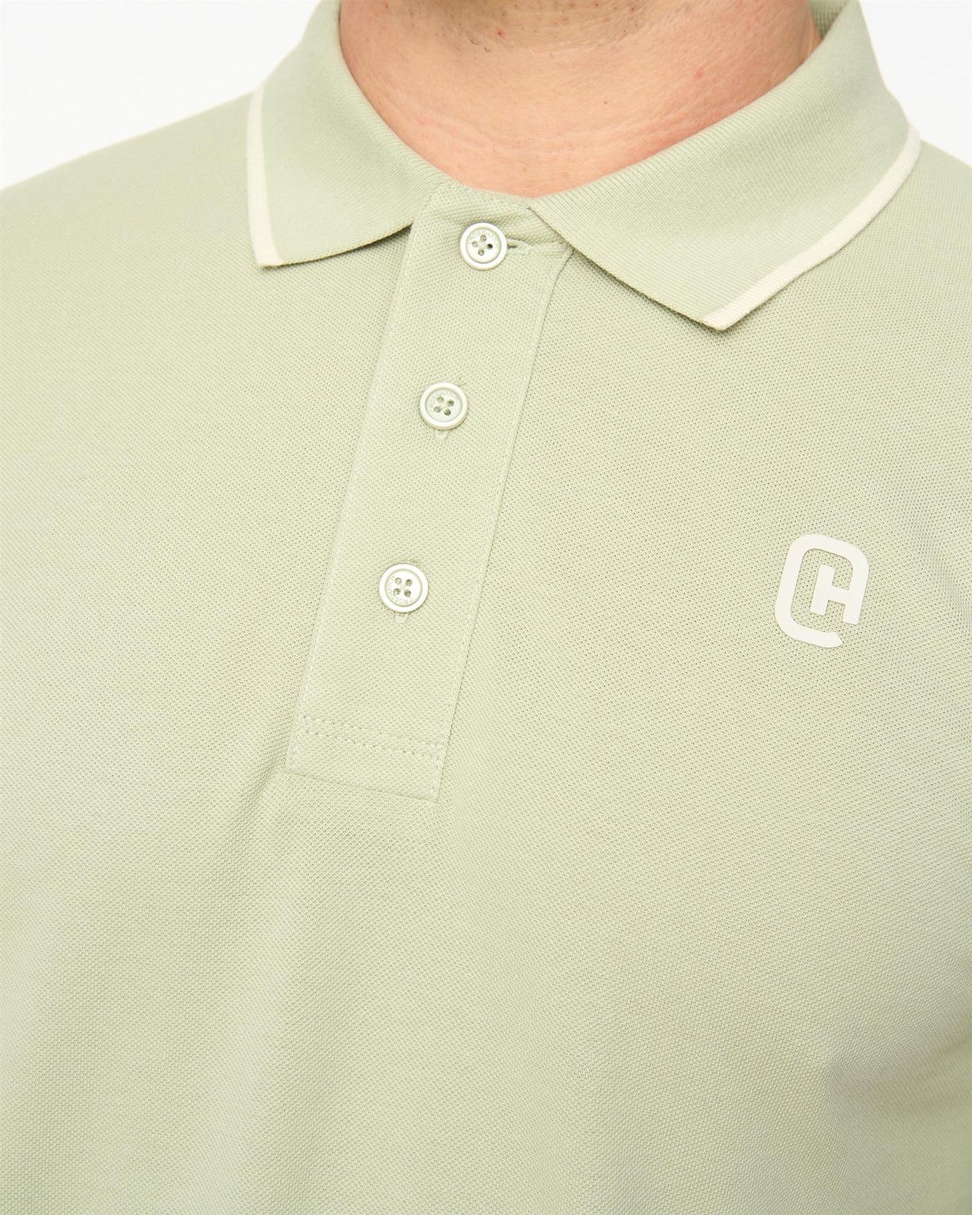 Mens Crufton Polo Light Olive