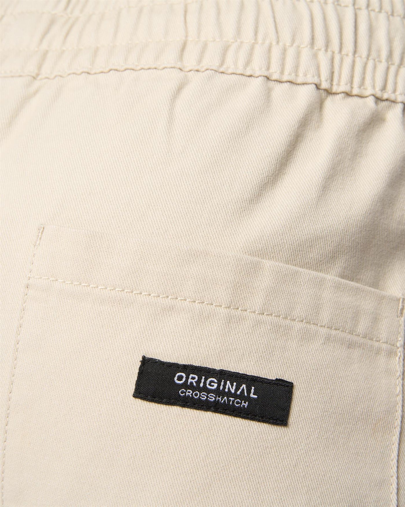 Mens Blansmoore Elastic Waist Shorts Light Stone