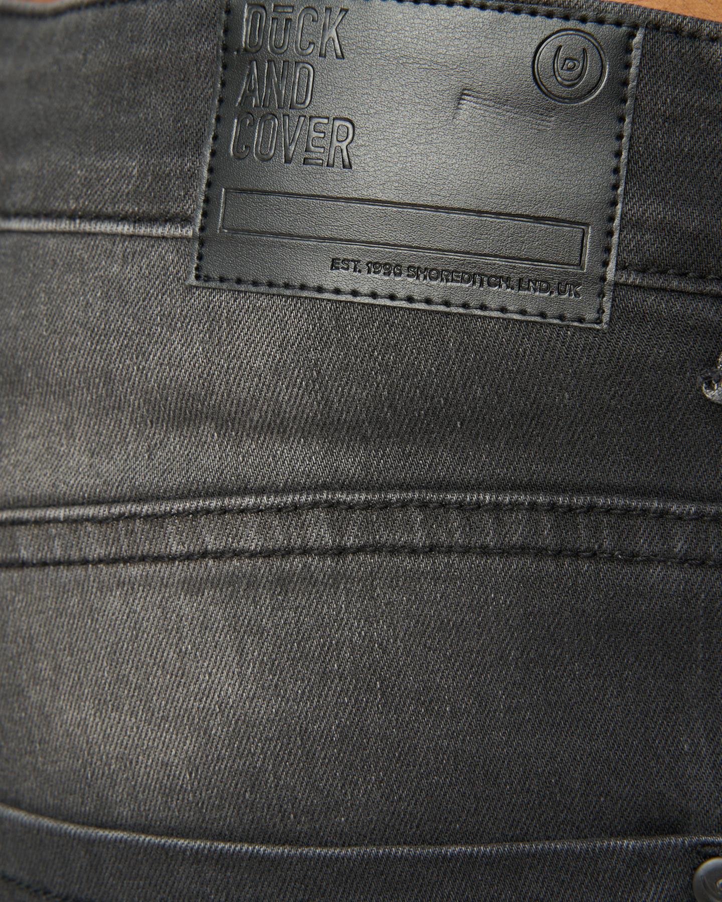 Mens Overburg Slimmer Fit Jeans Black