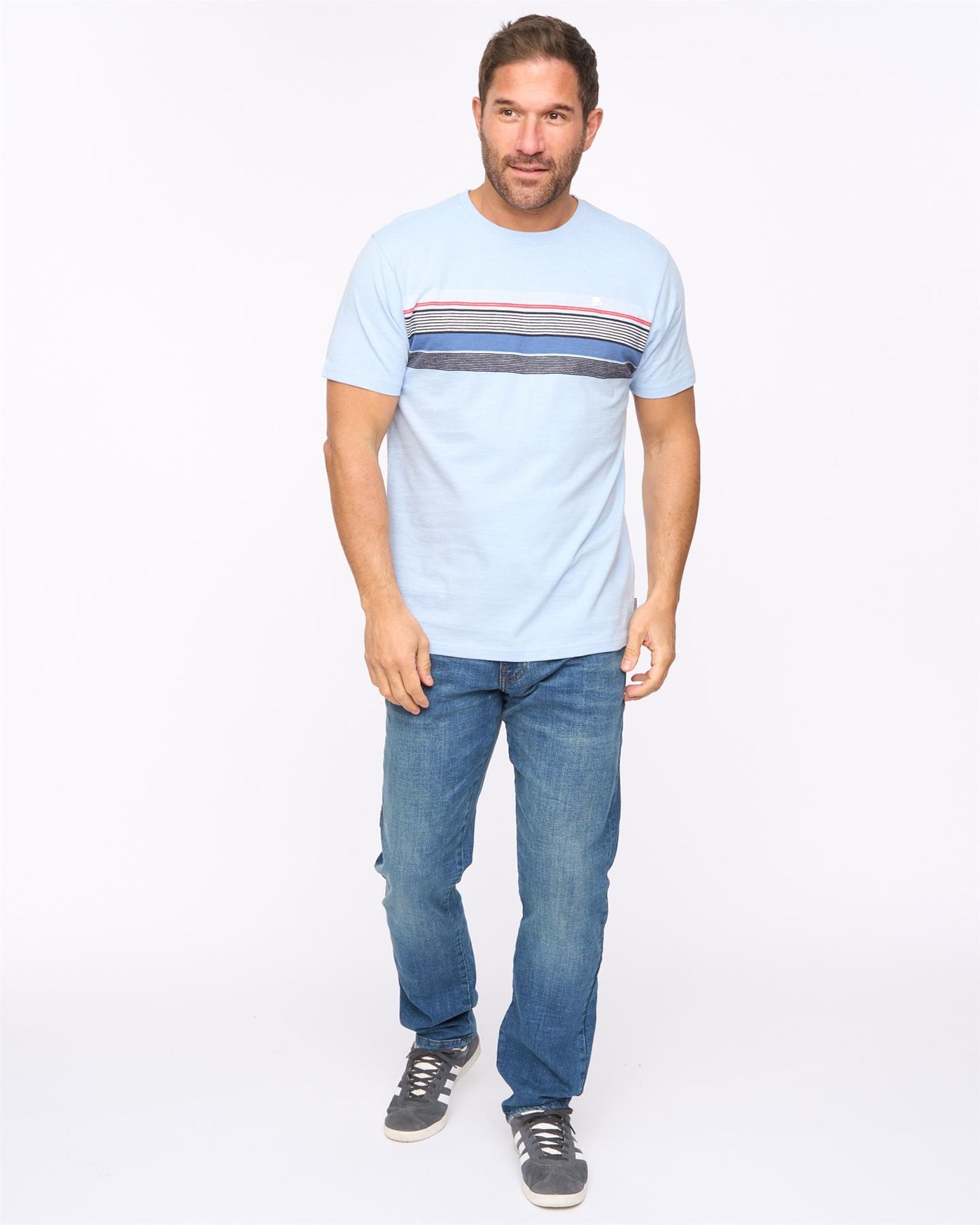 Mens Laylen T-Shirt Light Blue