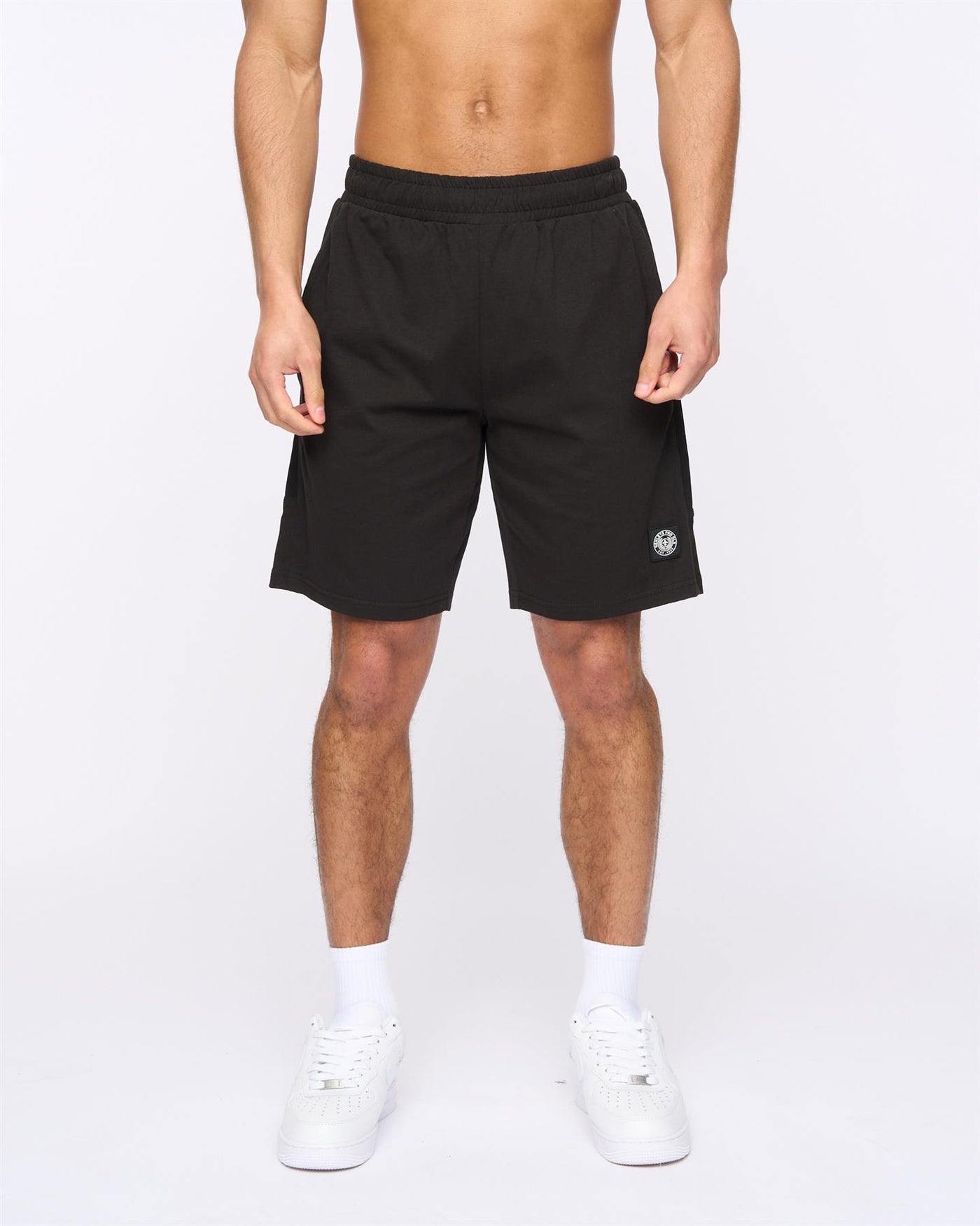 Mens Henjaque T-Shirt/Shorts Set Black