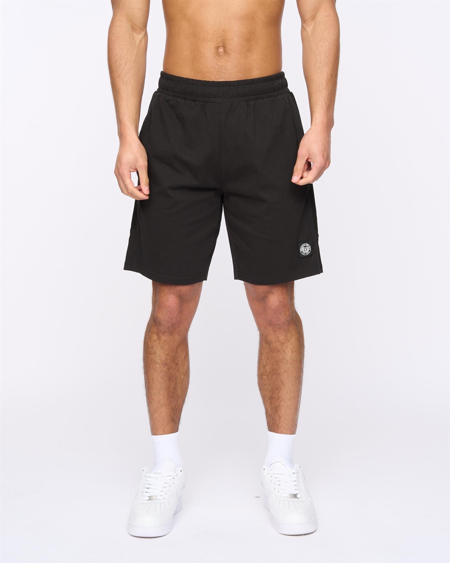 Mens Henjaque T-Shirt/Shorts Set Black