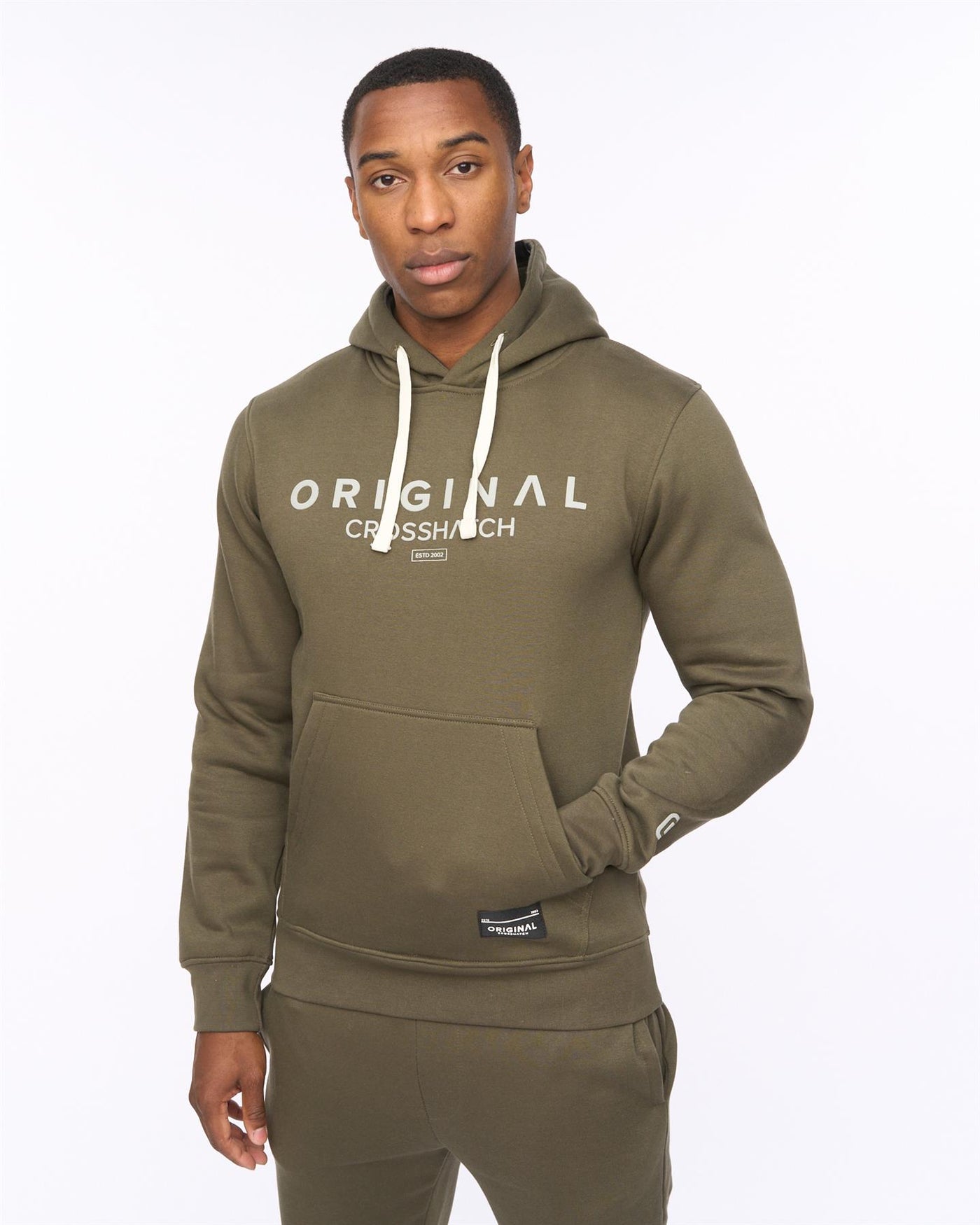 Mens Jamals Hoodie Dark Olive