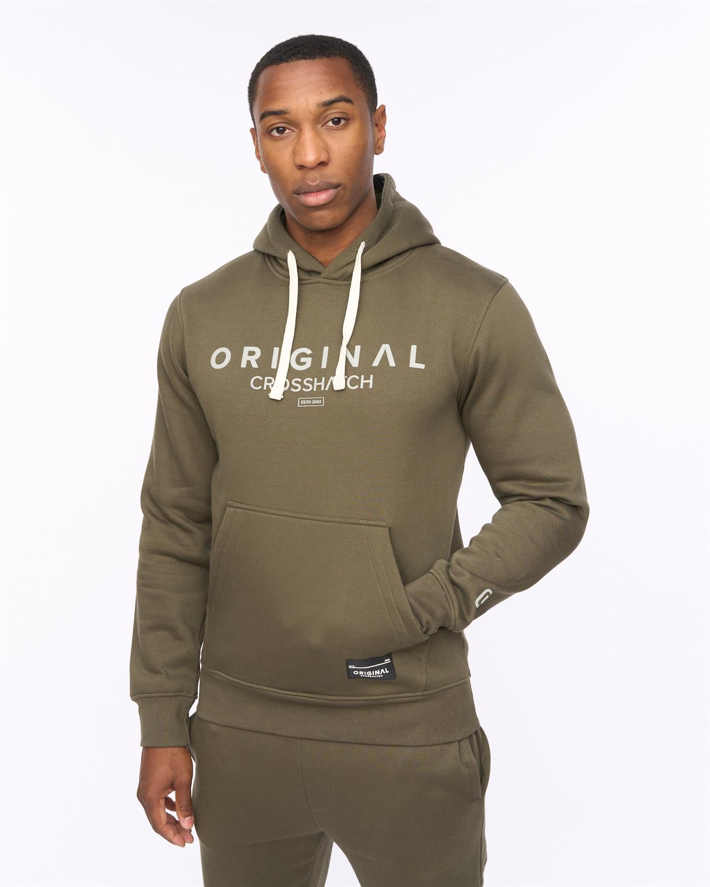 Mens Jamals Hoodie Dark Olive