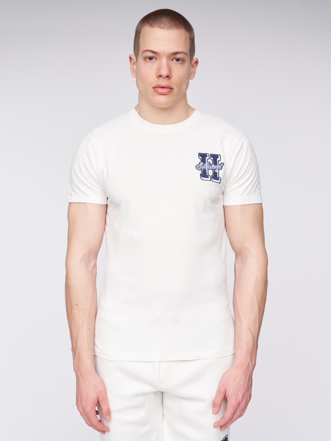 Mens Aitchen T-Shirt Off White