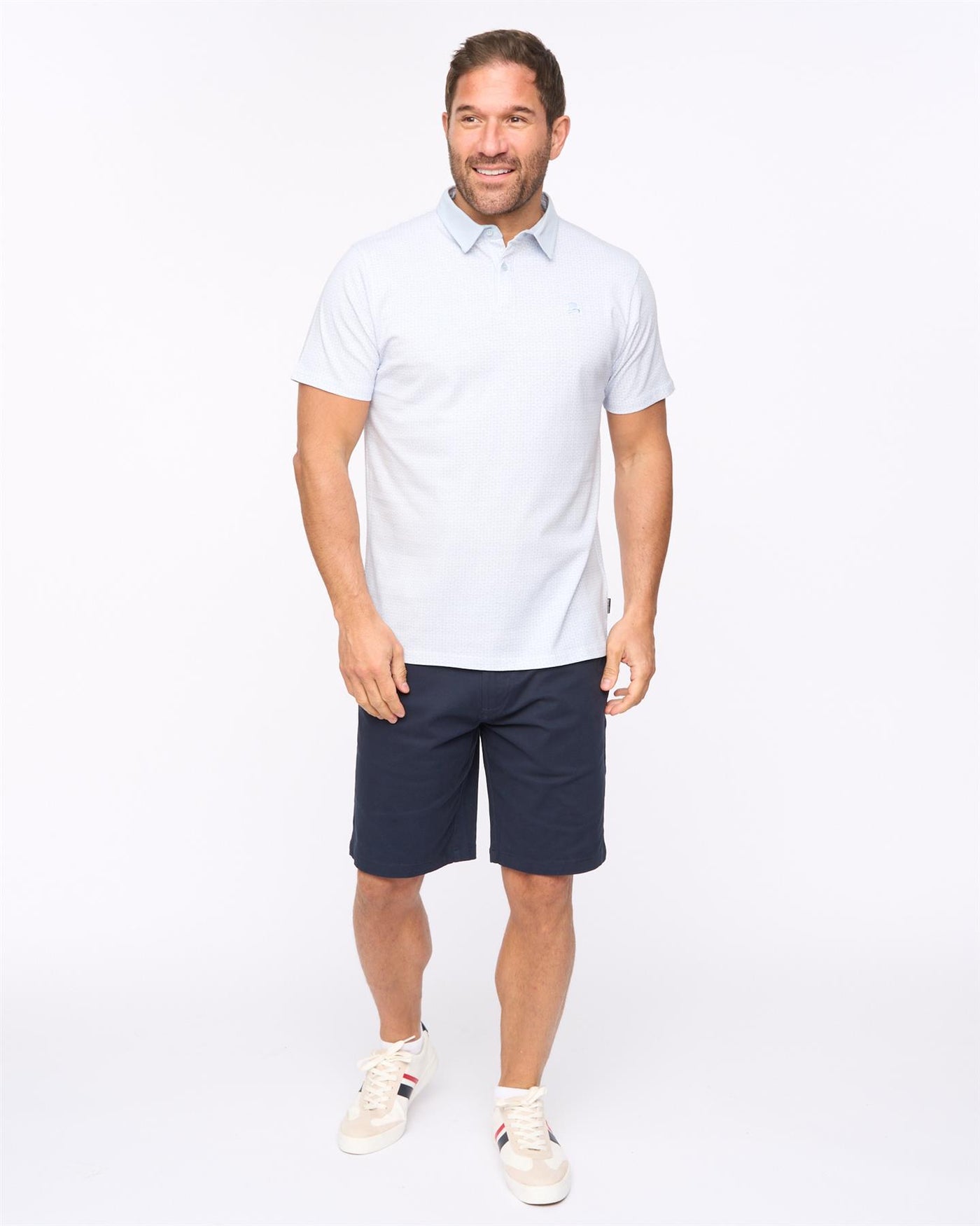 Mens Calvert Polo Light Blue