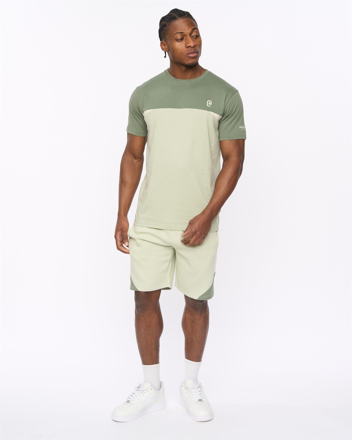 Mens Castlebay Jog Shorts Light Olive