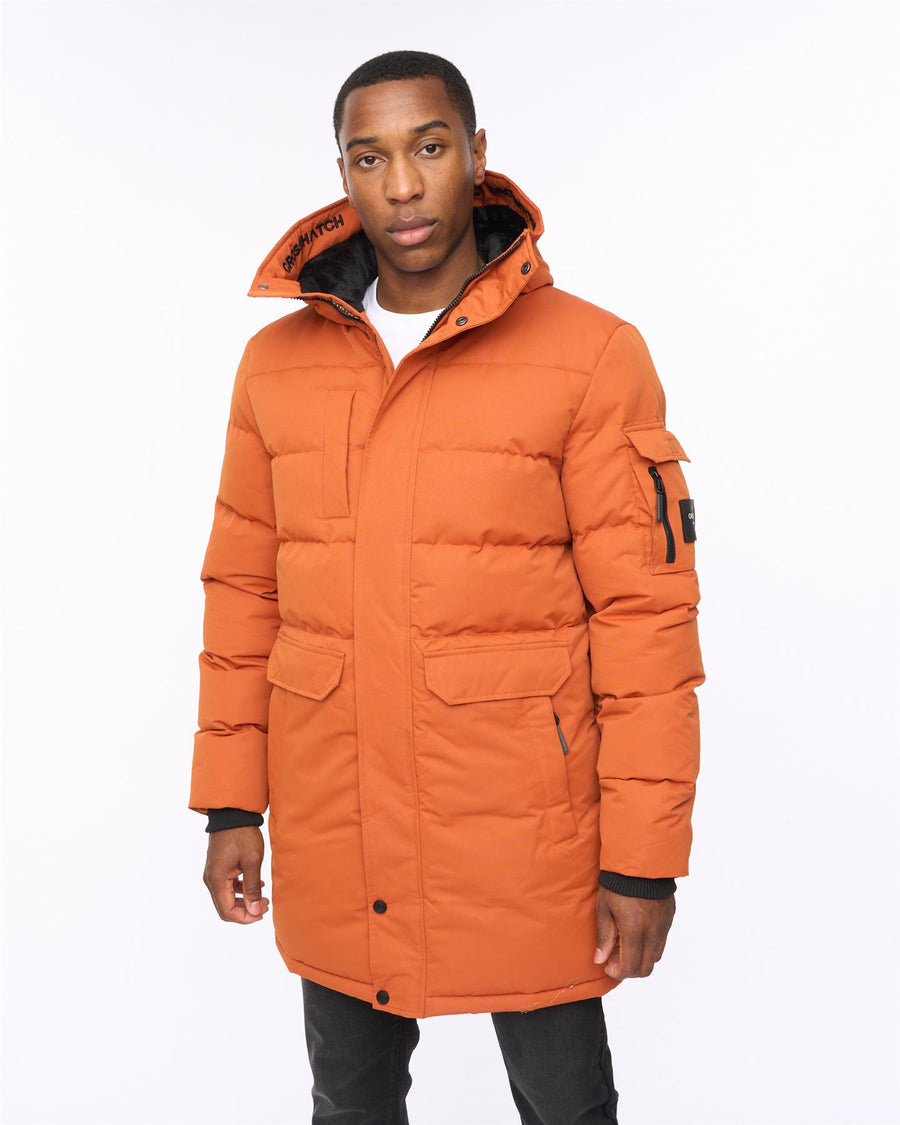 Mens Milwaka Long MVE Jacket Burnt Orange
