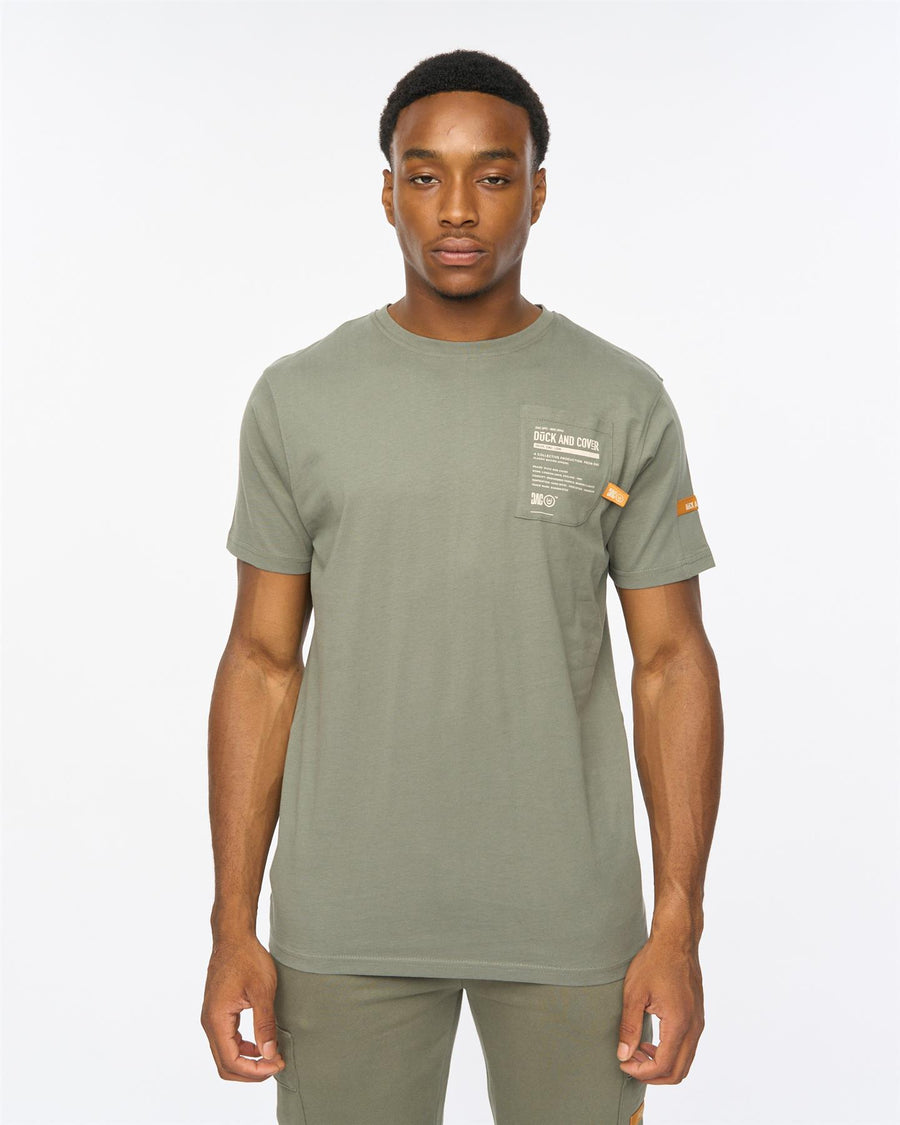 Mens Adamsberg T-Shirt Dark Olive
