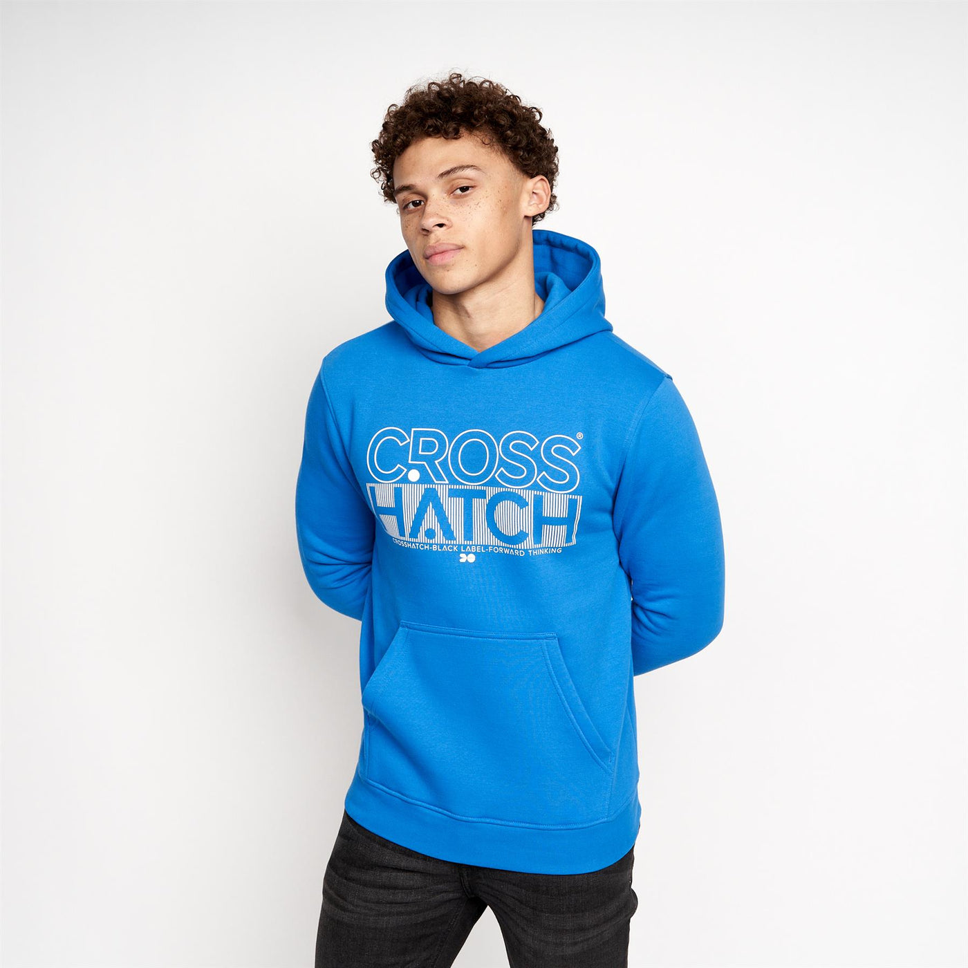 Mens Larmen Hoodie Blue