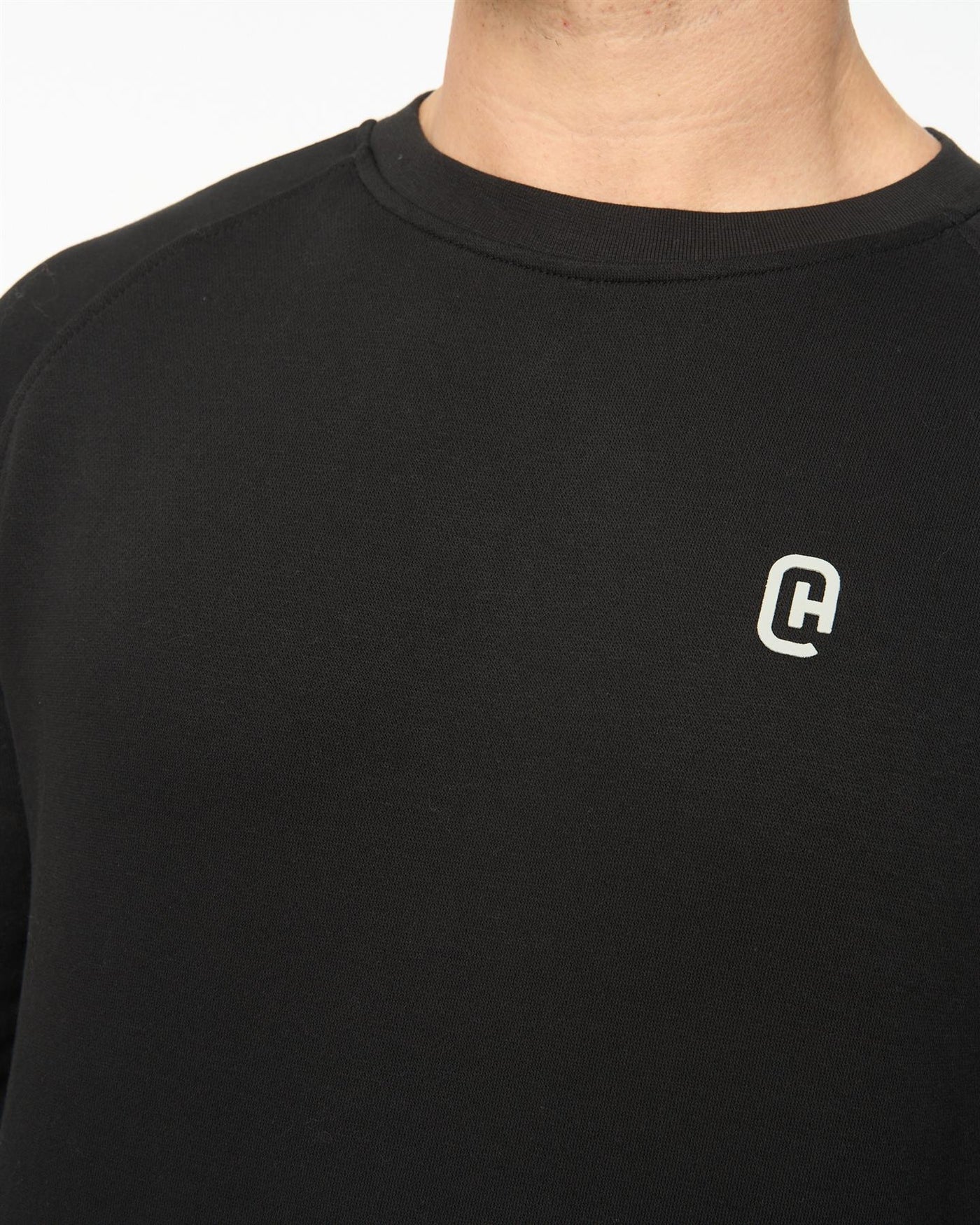 Mens Cresswill Crew Sweat Black