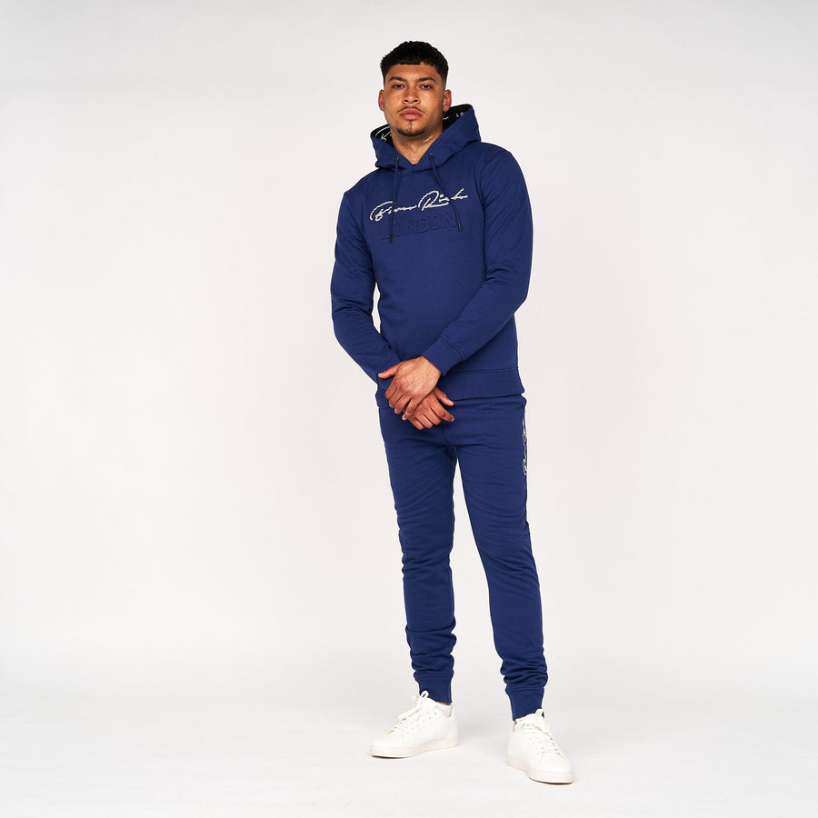 Born Rich Mens Kebano Joggers Twilight Blue