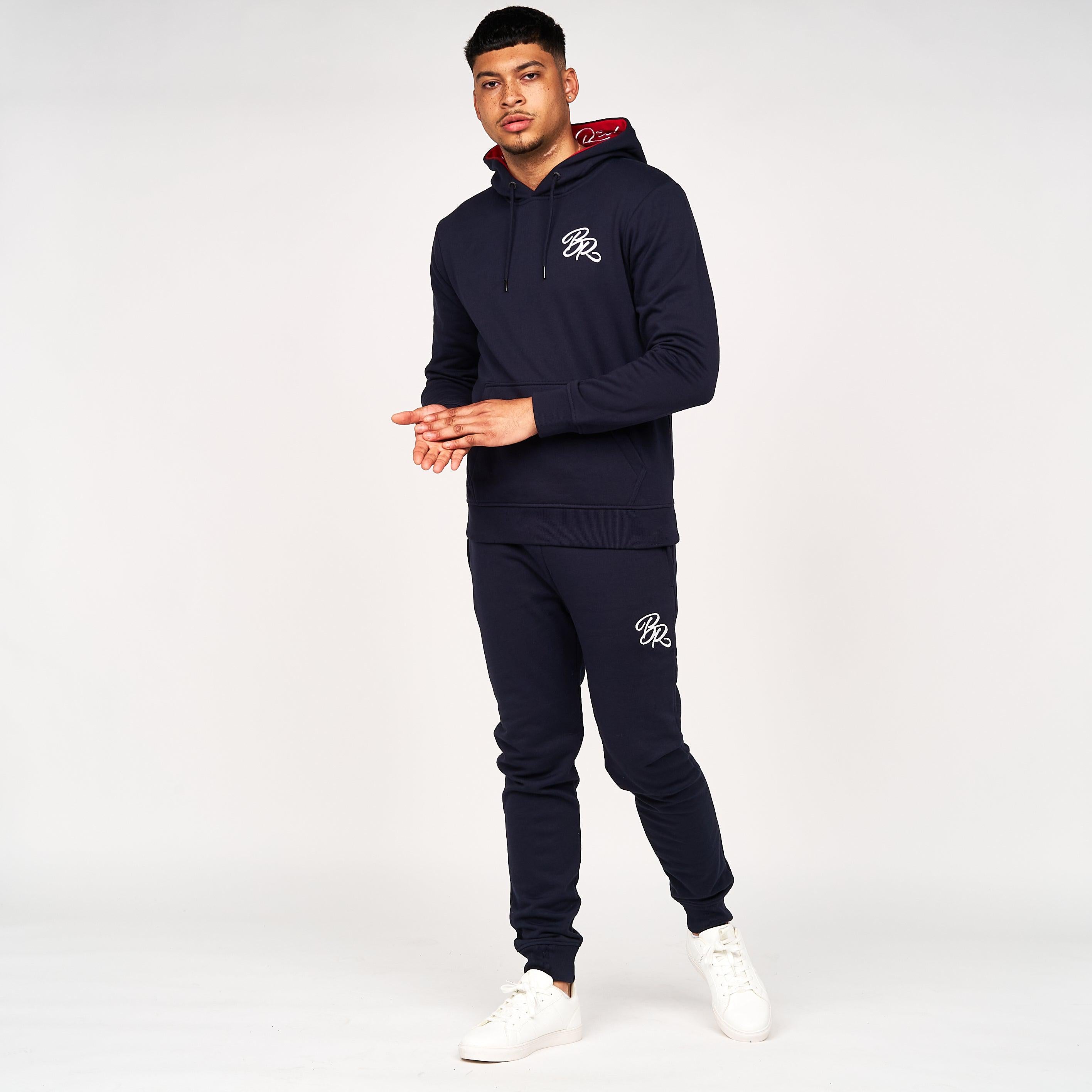 Born Rich Mens Fontaine Joggers Navy