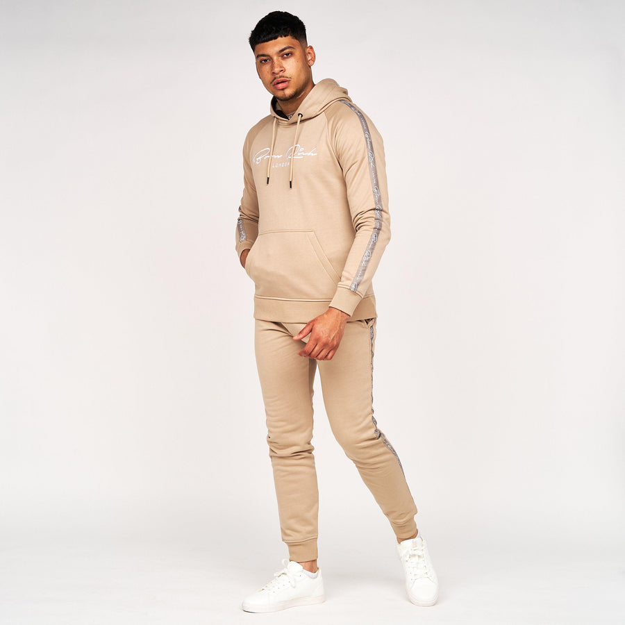 Born Rich Mens Dorigo Hoodie Simply Taupe