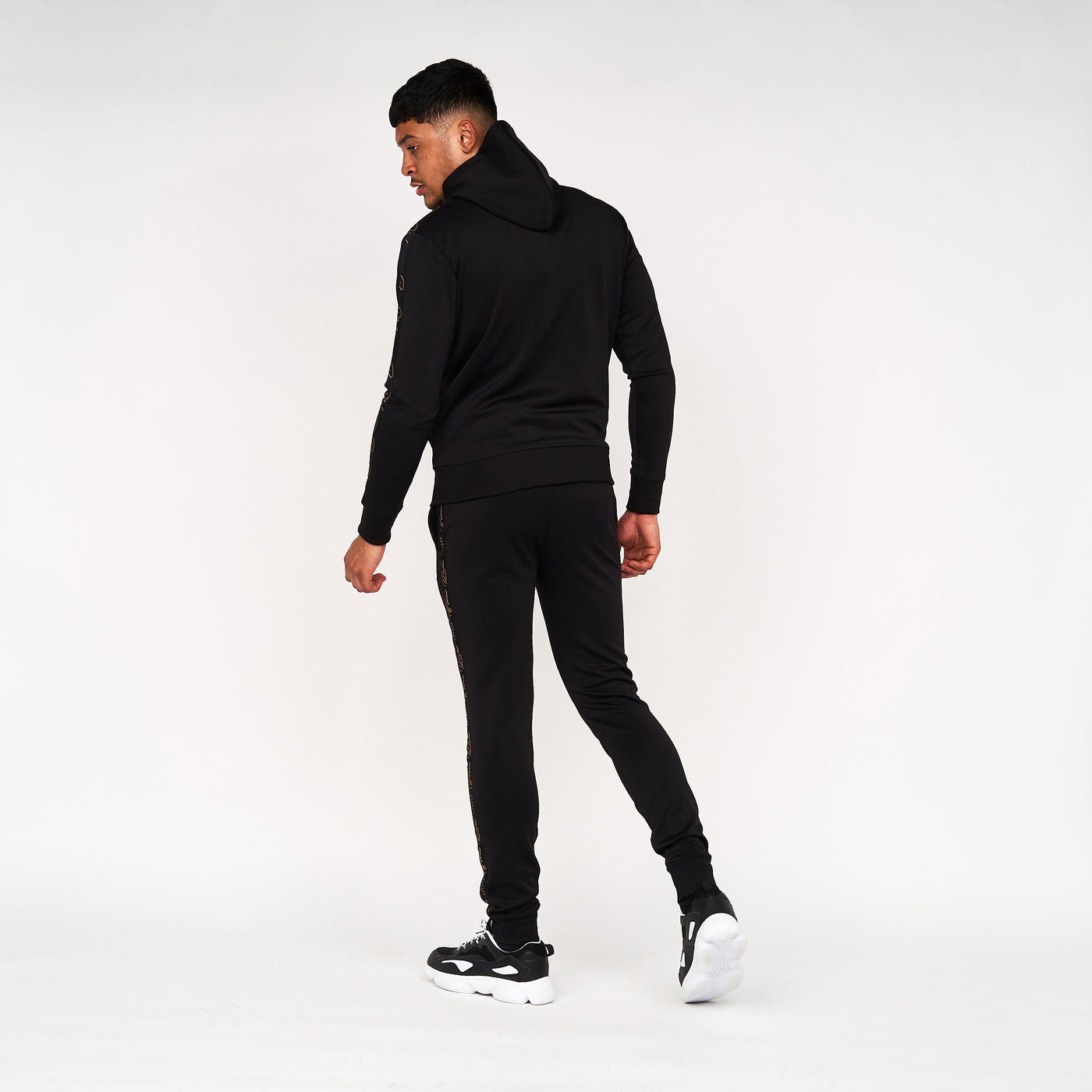 Born Rich Mens Daprela Tracktop Hoodie Black