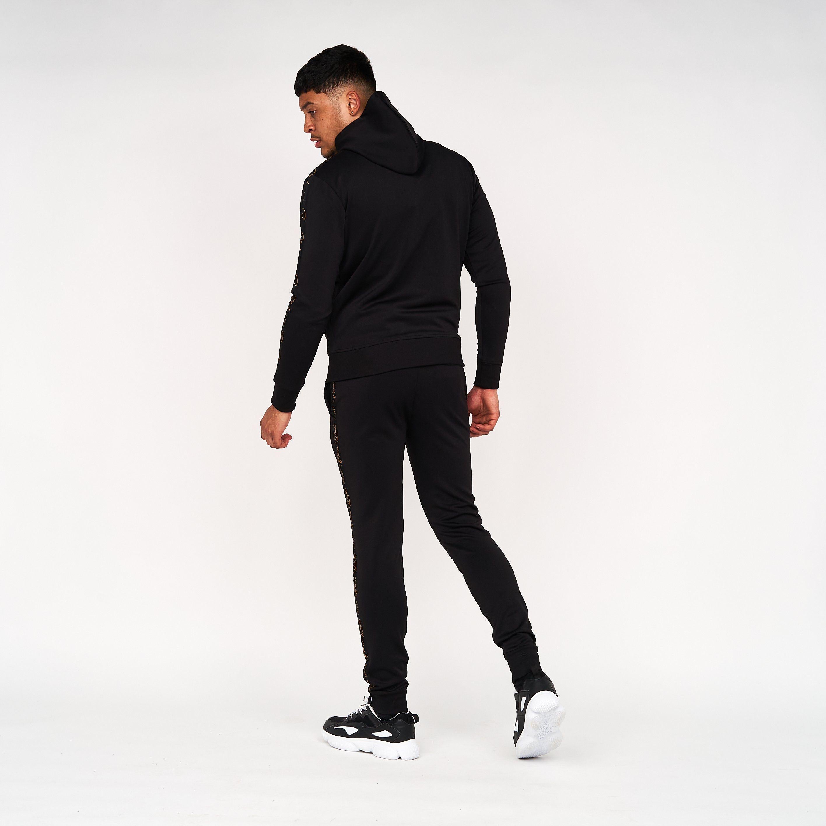 Born Rich Mens Daprela Tracktop Hoodie Black