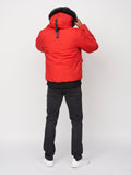 Emarnos Hooded Bomber Jacket Red