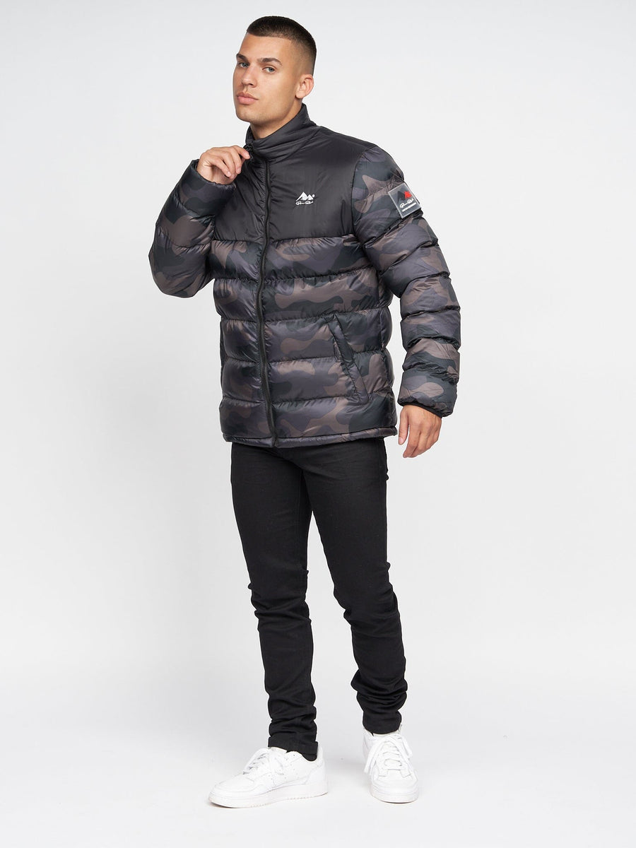 Carlito Oversized Puffa Black Camo