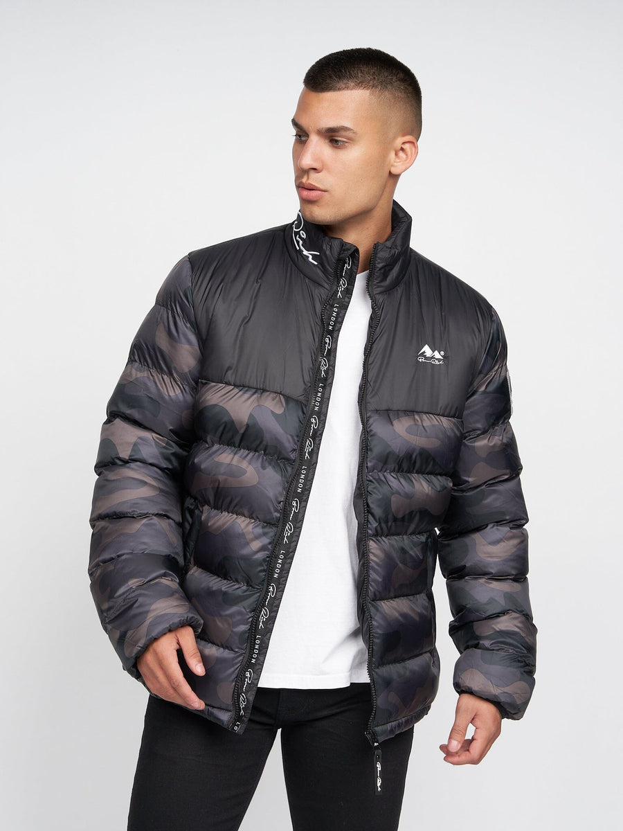 Carlito Oversized Puffa Black Camo