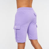 Aurelio Cargo Shorts Light Purple