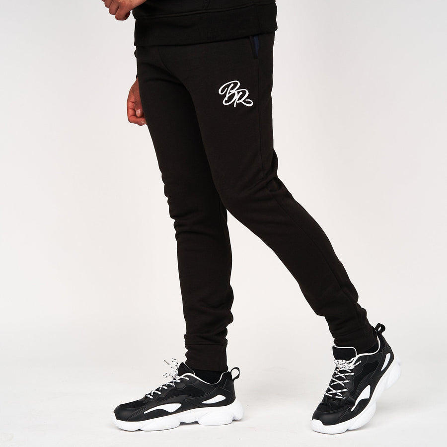 Born Rich Mens Fontaine Joggers Black