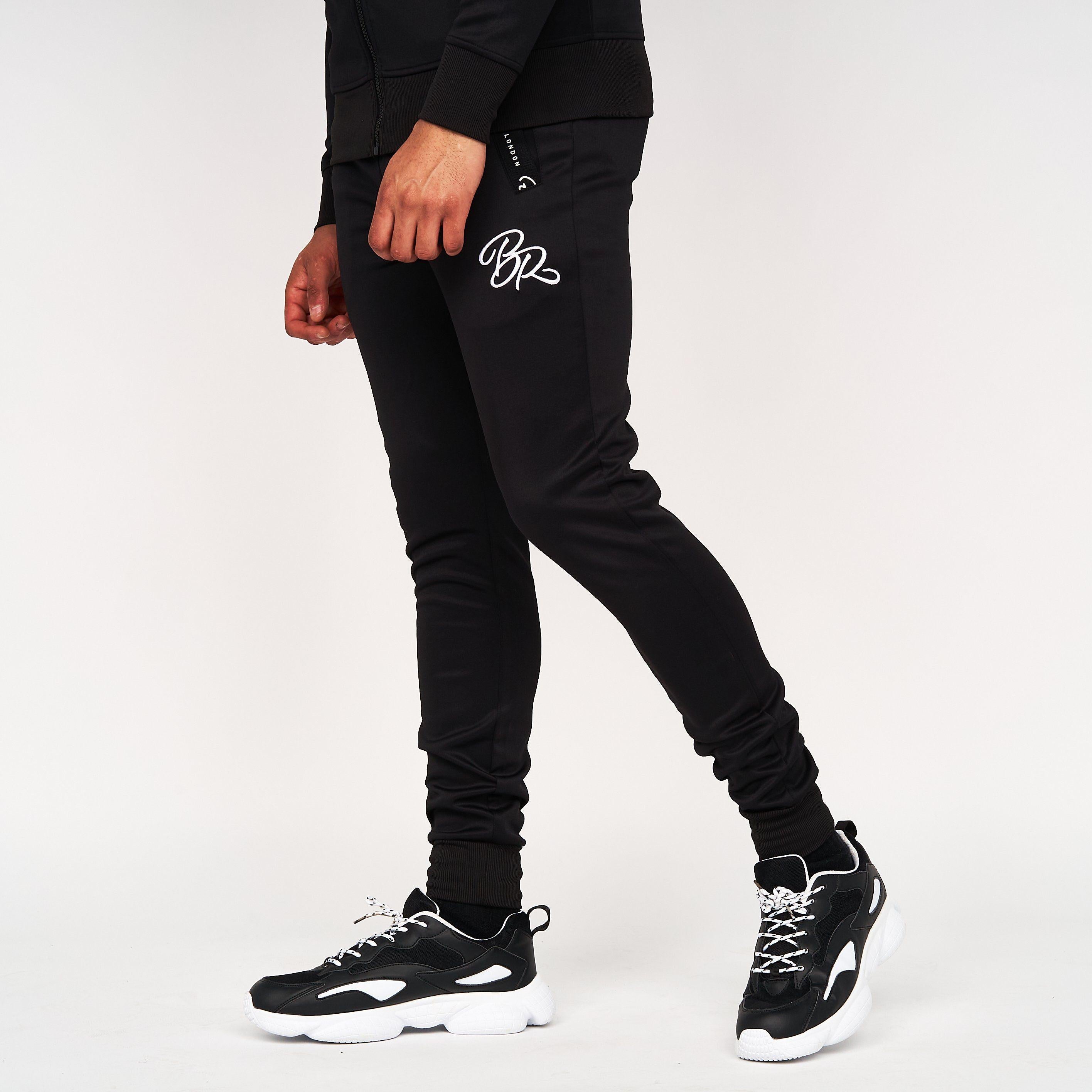 Born Rich Mens Foletti Trackpants Black