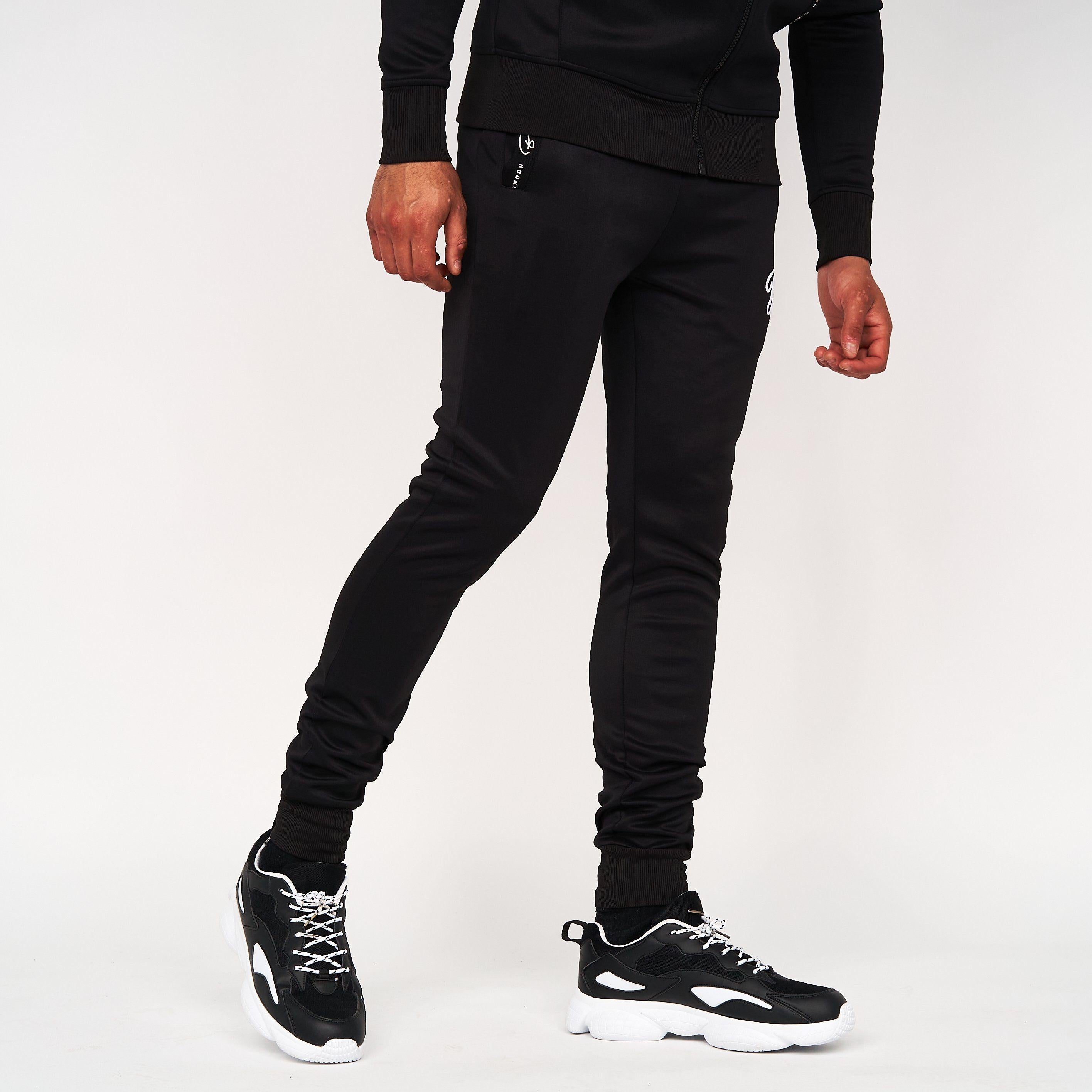 Born Rich Mens Foletti Trackpants Black