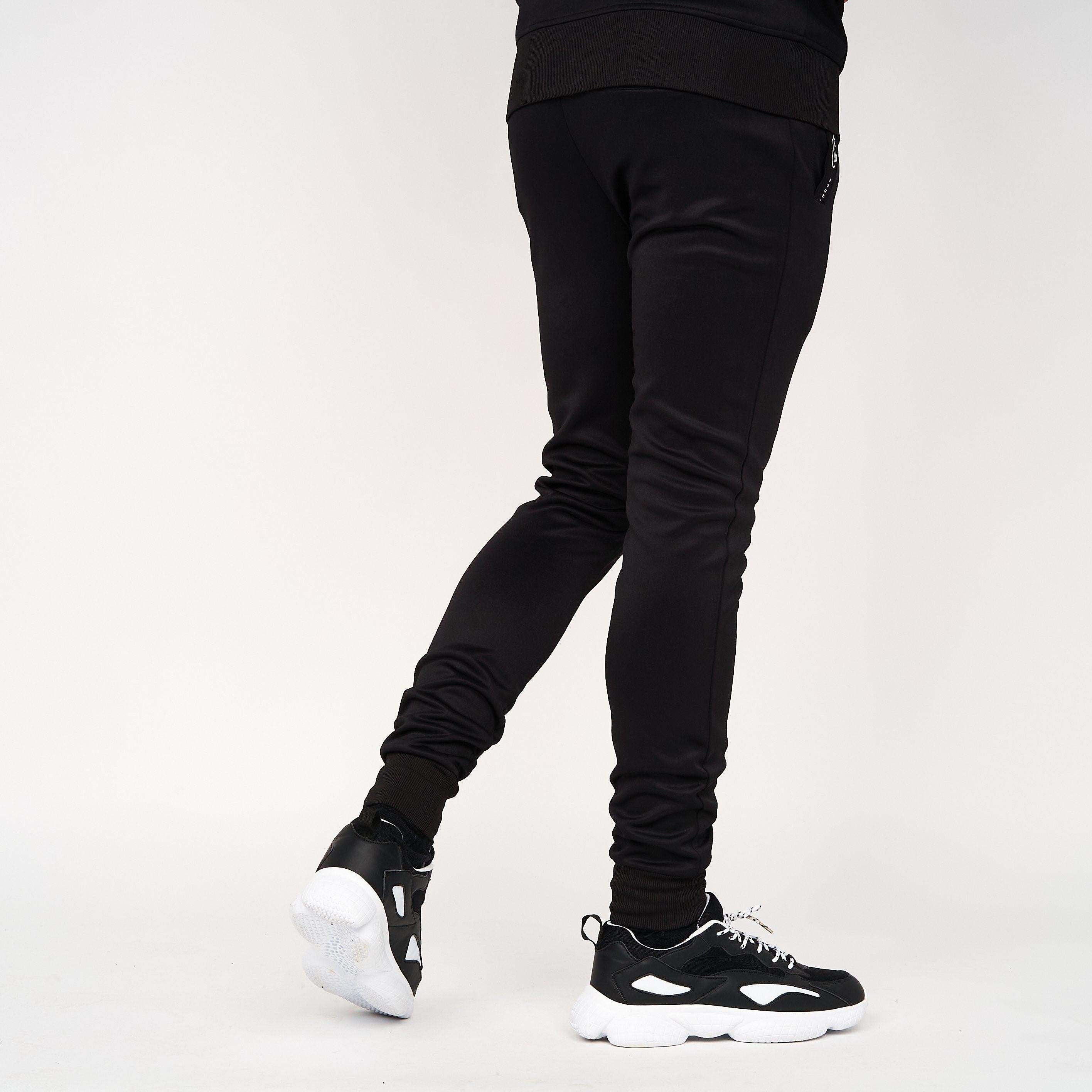 Born Rich Mens Foletti Trackpants Black