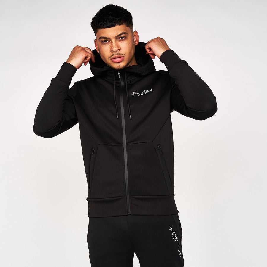 Born Rich Mens Agosto Tracktop Hoodie Black