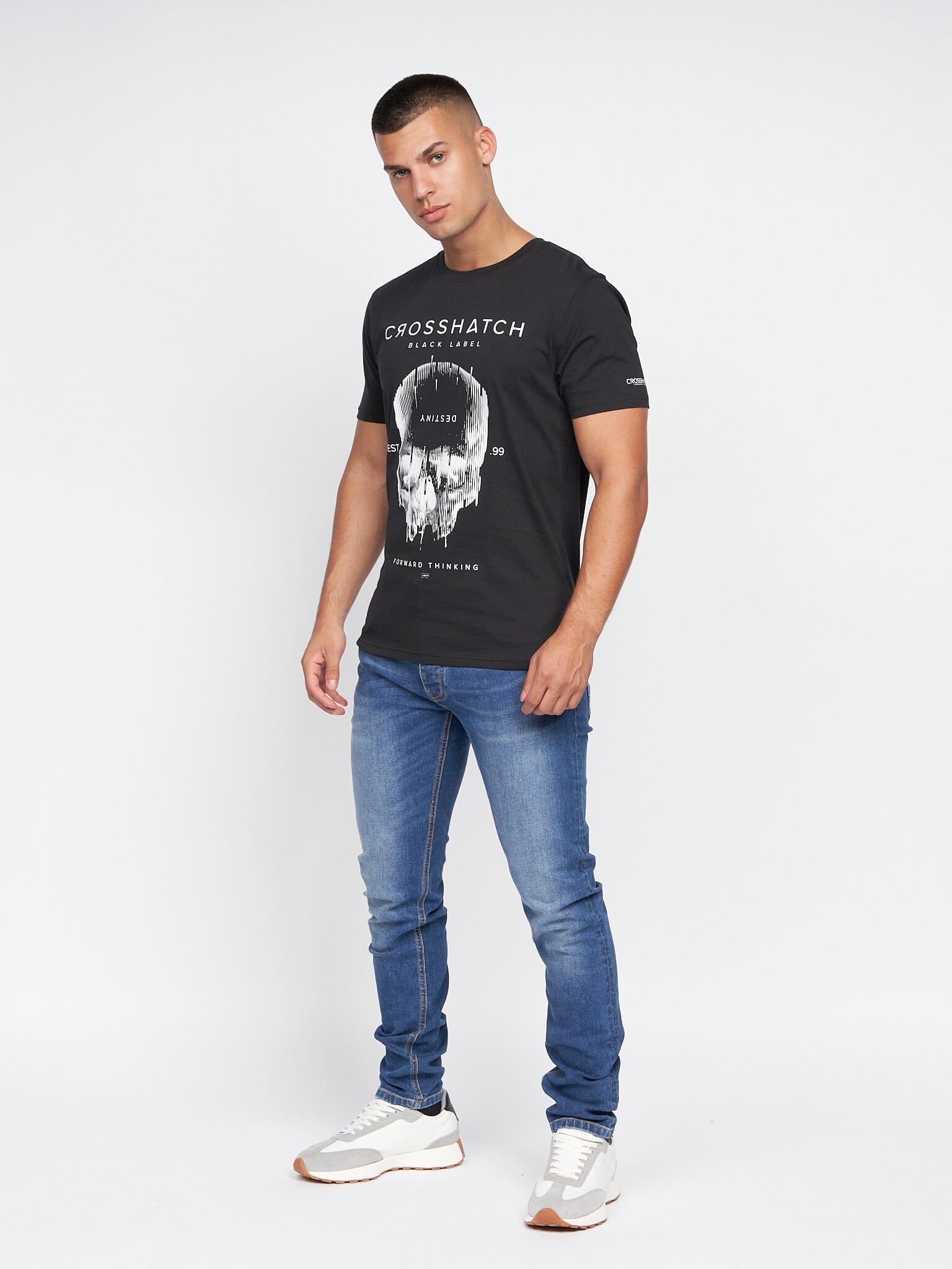 Skulfux T-Shirt 2pk Black/White