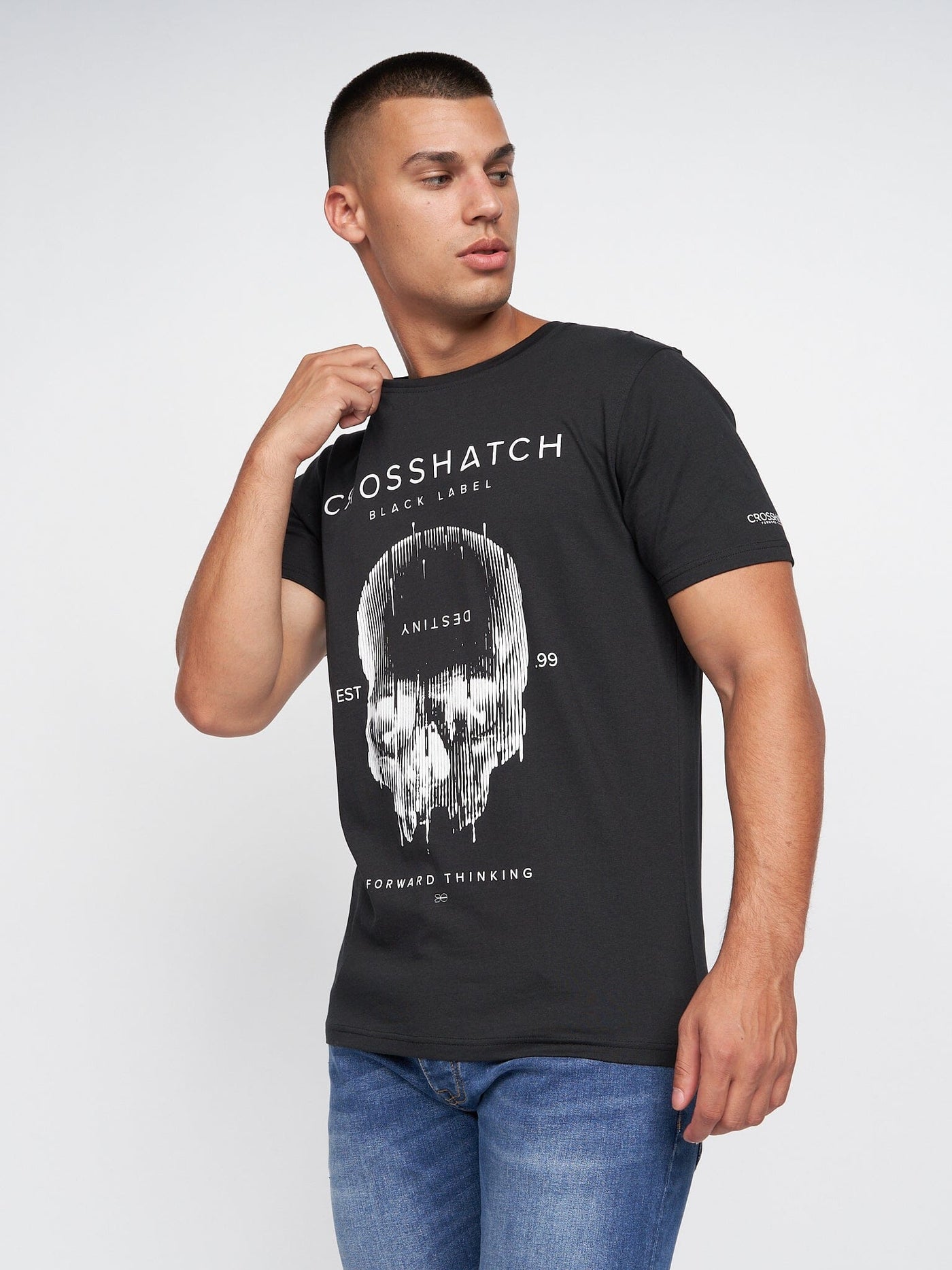 Skulfux T-Shirt 2pk Black/White