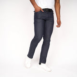 Crosshatch Mens Cadman Straight Jeans Raw Wash