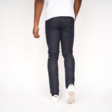 Crosshatch Mens Cadman Straight Jeans Raw Wash