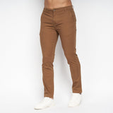 Crosshatch Mens Roysden Chinos Cinnamon