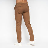Crosshatch Mens Roysden Chinos Cinnamon