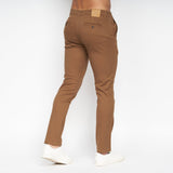 Crosshatch Mens Roysden Chinos Cinnamon