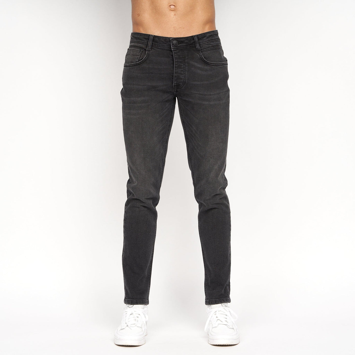 Crosshatch - Sheldons Slim Fit Jeans Black